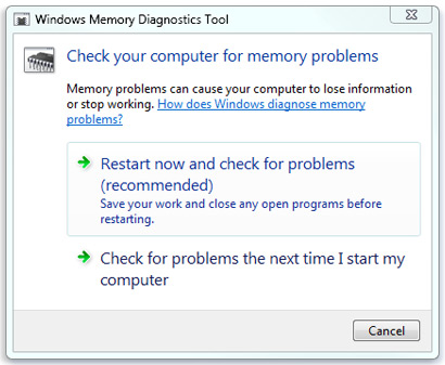 Windows Memory Diagnostic