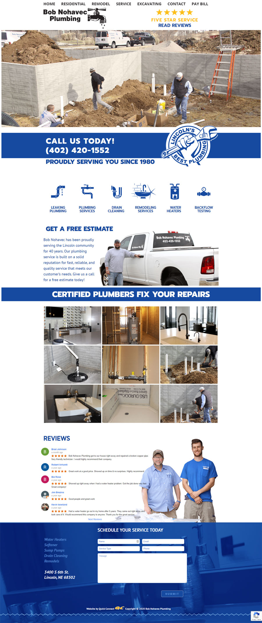Plumbing Website Design & Development