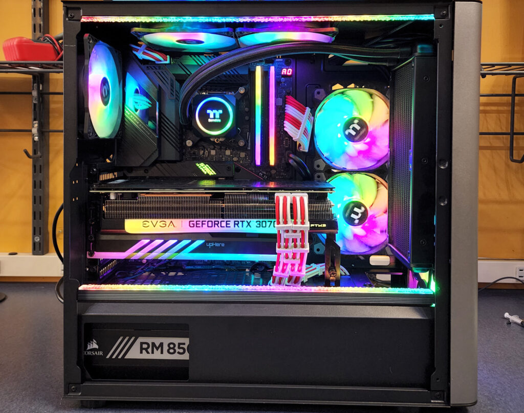 Custom PC Built right in our shop