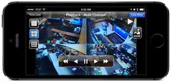 Monitor your Security from a Phone app